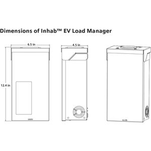 ระบบจัดการพลังงานแบบตั้งโปรแกรมได้ Siemens Inhab Load Manager 60 แอมป์ กล่องโลหะ ใช้งานได้หลากหลาย - Product Image 3