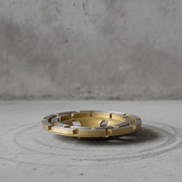 Meule diamantée à double rangée segmentée de 115 mm en forme de coupelle, à liant résineux, pour meuleuse de pierre, brique, carrelage et béton