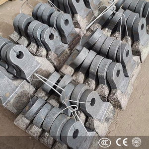 Têtes de marteaux en acier au manganèse de qualité industrielle, haute dureté 220, pour concasseur de sable miniature, vente en gros - Product Image 3