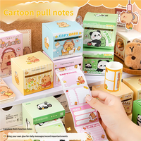 Blocs-notes adhésifs style Ins, 40 pièces, blocs-mémo créatifs à tirer, étiquettes autocollantes mignonnes pour usage quotidien