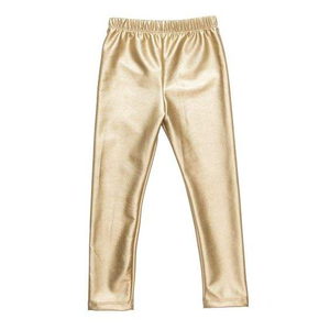 <span class=keywords><strong>Leggings</strong></span> in Pelle Personalizzati per Bambine, Stile Mardi Gras, Viola, Oro e Verde, Pantaloni da Ballo - Product Image 2