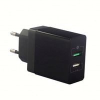Chargeur mural rapide haute qualité QC3.0, adaptateur de charge rapide avec prises UK/EU/US