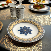 Assiette en plastique Rpet biodégradable de haute qualité Vaisselle Assiettes en plastique de cuisine