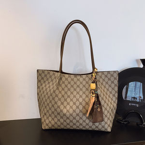 Sac fourre-tout en PU à motif géométrique tendance. Sac à main de créateur de haute qualité pour femmes. Convient à un usage quotidien.6073 - Product Image 5