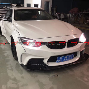 Vente flash pour <span class=keywords><strong>BMW</strong></span> Série 4 Conversion style LB Large carrosserie Accessoires extérieurs Neuf Pare-chocs avant et arrière améliorés - Product Image 4