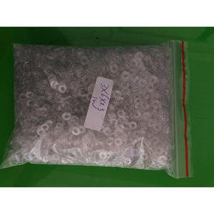 Flat Plastic Insulating <b>Washers</b> 10x6.6x2.5mm Transparent For General Industry Use Dongguan Made - Product Image 3
