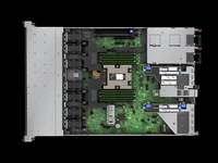 Сервер DL325 Gen11 с 4 отсеками для HDD/SSD SAS/SATA, процессорами AMD EPYC 9004 серии и блоком питания