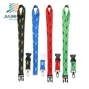 Customized Sublimation Polyester Lanyard PET 2cm 2.5cm 3cm LANYARD id Card Holder Lanyard