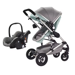 Gran oferta, cochecito de bebé 3 en 1 personalizable, sistema de viaje, cochecito de lino aprobado EN 1888, Poussette <span class=keywords><strong>Bebe</strong></span> para Europa - Product Image 1