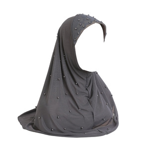 Pañuelo árabe de cuentas de uñas de malla de doble capa, sombrero de moda, poliéster de verano para musulmanes, exportado exclusivamente para Amazon AliExpre - Product Image 5