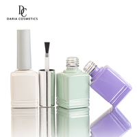 Flacon de vernis à ongles en verre cosmétique violet opaque de 16 ml, vente en gros, nouveau - Fabricant