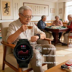 Restez connecté avec la montre GPS 4G |   SOS à une touche, suivi de la santé, conception étanche pour vos parents âgés - Product Image 2