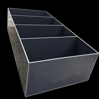 Feuille de PVC beige, feuille de plastique rigide transparente blanche, feuille de CPVC gris foncé, découpée sur mesure en stock, polychlorure de vinyle