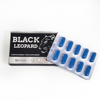 Étiquette personnalisée, formule haute concentration Ginseng et Maca, pilules bleues pour la performance masculine, 10 pilules par boîte