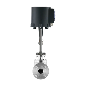 Válvula de control de una sola placa de acero inoxidable 304 con conexión de brida, regulación de porcentaje igual, 220V CA - Product Image 2