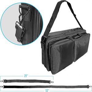 BSCI Factory Padded Carrying Bag, Heavy Duty DJ Controller Carrying <b>Case</b> With Shoulder Straps and <b>Carry</b> Handles for Multi-FX - Product Image 2