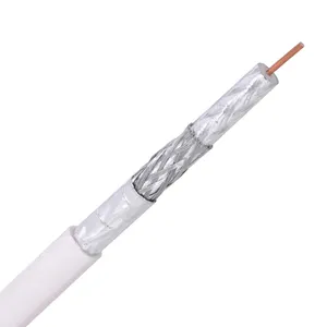 YUXUN 75Ohm Triple Coaxial Cable Tri-Shield Coax RG6 RJ6 สาย