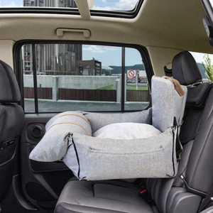 Hot Sale Detachable Dog <b>Bed</b> <b>Nest</b> Warm Comfortable Safety Belt for Car Seats Cat and Puppy Pets with Animal Pattern - Product Image 1