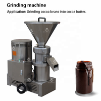 Broyeur de pâte de cacao à haut rendement et à bas prix, équipement de fabrication de sauce au cacao, machine à broyer les noix en vente