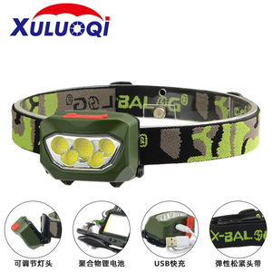 Linterna Frontal LED X-BALOG BL-933C, Recargable por USB, Impermeable, para Pesca y Actividades al Aire Libre - Product Image 4