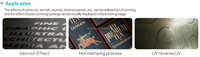 Untuk Proses Hot Stamping Efek Pernis CCD FY-1210F, Foiling UV, Reverse UV Proofing, Printer Kartu Inkjet