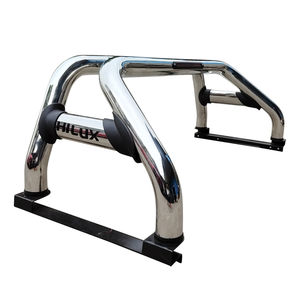 Barra Antivuelco de Acero Inoxidable, Accesorio para Camioneta Hilux <span class=keywords><strong>Vigo</strong></span> Revo 4X4, Diseño Estilo Ejecutivo - Product Image 4