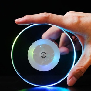 Sous-<span class=keywords><strong>verre</strong></span> LED clignotant multicolore étanche en ABS, cadeau promotionnel pour boîte de nuit - Product Image 2