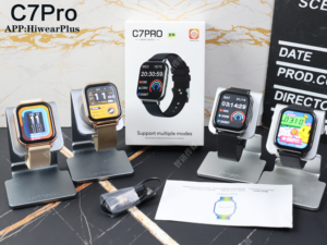 Smartwatch di Lusso 2026 C7Pro con Cardiofrequenzimetro, Orologio Sportivo IP65 con Cassa in Lega e Cinturino in Gel di Silice, Unisex - Product Image 4