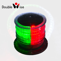 Fabricant de feux marins solaires tricolores (rouge, vert, blanc) portée de 3 milles marins pour barges et remorqueurs