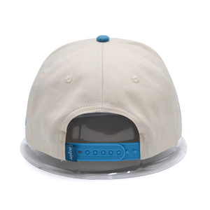 Cappellino da Baseball in Puro Cotone con Ricamo 3D a Due Tonalità Logo Ricamato Personalizzato Cappello Aderente in Camoscio - Product Image 3