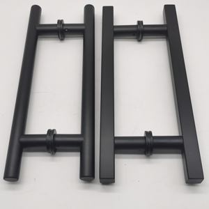 Poignées <span class=keywords><strong>de</strong></span> porte <span class=keywords><strong>de</strong></span> douche <span class=keywords><strong>en</strong></span> verre et <span class=keywords><strong>acier</strong></span> inoxydable, <span class=keywords><strong>Tube</strong></span> <span class=keywords><strong>de</strong></span> traction, intérieur <span class=keywords><strong>en</strong></span> verre, noir - Product Image 2