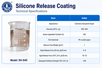 Agent de démoulage silicone ultra-lourd SH-640 à faible migration, excellente efficacité de durcissement, large plage de températures de durcissement