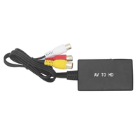 Convierte Señal AV Compuesta Analógica 3RCA a Digital 1080p HD, Ideal para Conectar NES/SNES a Monitores Modernos, RCA a HD