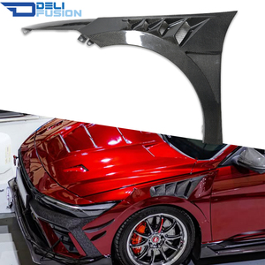 Pour Hyundai Elantra CN7 Avante Facelift 2024-2025, aérations de garde-boue avant en fibre de carbone style JW, garde-boue de roue de voiture - Product Image 1