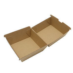 Pochettes jetables biodégradables et écologiques en papier kraft imperméable pour burgers et <span class=keywords><strong>poulet</strong></span> frit, personnalisables, marque INMAN, origine Zhejiang - Product Image 4