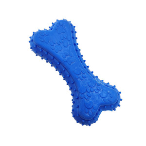 Commercio All'ingrosso della fabbrica di materiale TPR Forma di Osso di Cane Masticare Giocattolo asta Molare Interattivo Giocattolo Dell'animale Domestico - Product Image 4