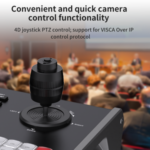 Chất lượng hàng đầu PTZ điều khiển 80 kênh USB3.0 video Switcher cho đa máy ảnh live streaming với 5.5-inch <span class=keywords><strong>LCD</strong></span> Màn hình màu - Product Image 5