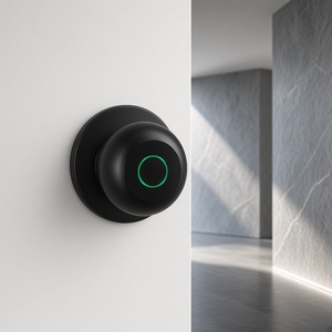Riverside Round <strong>Knob</strong> Bluetooth Handle Lock - Product Image 1