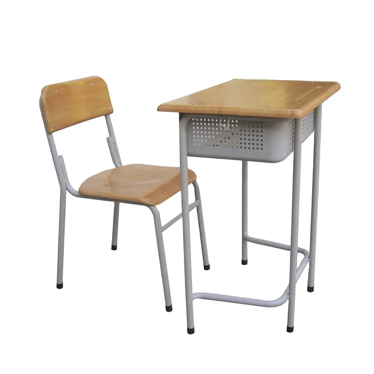 Furniture suits height adjustable high school furniture classroom desk and chair set
