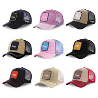 Casquettes de baseball en coton tendance en gros, avec logo brodé personnalisé, patch animal original, maille respirante, ajustées pour le cyclisme – Vente chaude