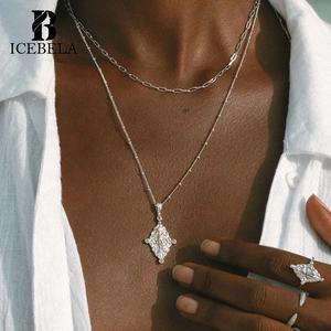 Exquisito Collar con Colgante de Plata de Ley S925 con Circonita, Diseño de la Diosa Selena, para Mujer - Product Image 5