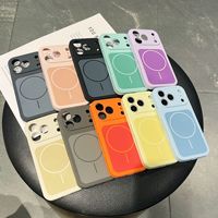 Coque de téléphone en silicone liquide magnétique pour recharge sans fil pour iPhone 18 Pro Max, compatible iPhone 17 Air 16 15 14 13, antichoc