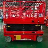 Plateforme élévatrice mobile à ciseaux hydraulique tractable 6m 8m 10m 12m