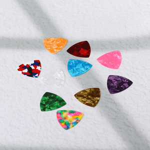 Púas de Guitarra de Celuloide 0.5 0.75 0.96 1.2mm ABS en Forma de Corazón, Accesorios para Instrumentos Musicales - Product Image 2