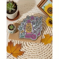 Broche originale de style dessin animé, lampe de mineur, fleur, herbe, anglaise, exquise, créative, polyvalente, tendance de la mode, accessoires pour vêtements, chapeaux