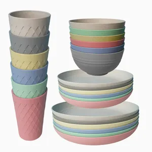 Service de table nordique de haute qualité, couleur mixte, ustensiles de cuisine, bol d'assiettes, vaisselle de noël, 6 pièces