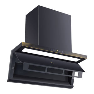 ฮู้ดกระจกนิรภัยแบบติดผนัง7รูป, ฮูดดูดด้านบนและด้านข้างอัจฉริยะความเร็ว3ระดับ320วัตต์สำหรับใช้ในครัวเรือน - Product Image 4