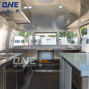 Camion de restauration mobile entièrement équipé, <span class=keywords><strong>remorque</strong></span> alimentaire mobile pour l'extérieur, chariots à bière, glaces et café entièrement équipés pour la région côtière - Product Image 3