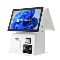 Système de point de vente tactile tout-en-un en promotion avec système d'exploitation Windows/Android et onduleur intégré pour restaurants, commerces de détail et supermarchés