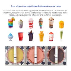 Máquina de Granizados Comercial de Alta Calidad con 3 Depósitos para Cocteles Congelados, Ideal para Discotecas - Product Image 2
